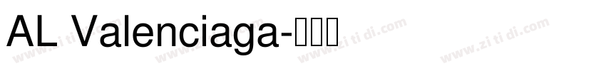 AL Valenciaga字体转换